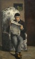 新聞を読む芸術家の父 ポール・セザンヌ